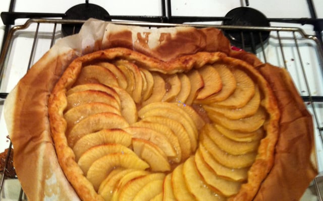 Cœur de tarte aux pommes