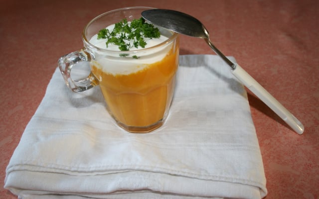 Cappucino de carottes