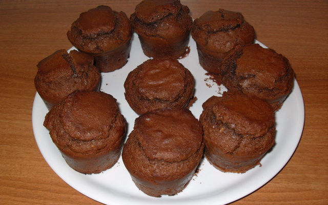 Muffins au chocolat tendres et moelleux