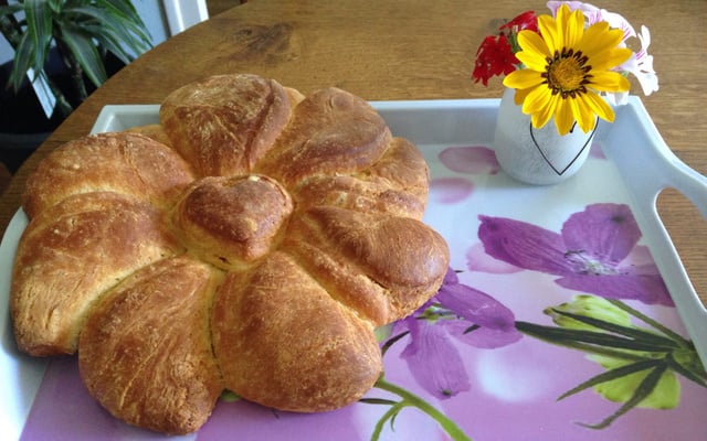 Brioche en fleur