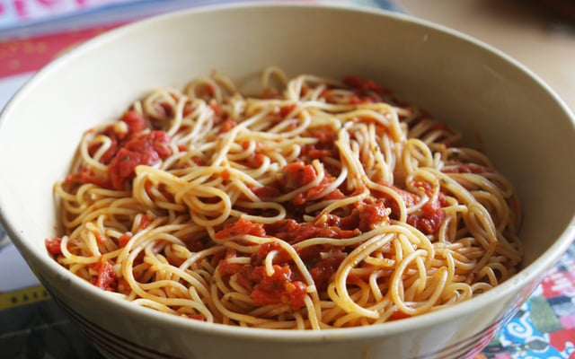 Spaghetti sauce napolitaine