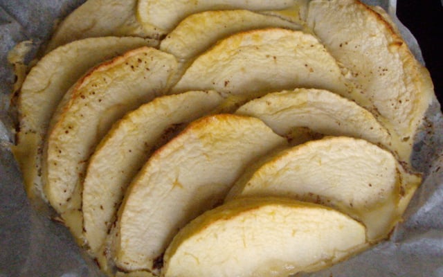 Tarte aux pommes sans pâte maison