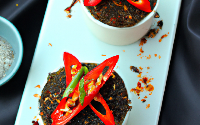 Mousses soufflés au poivre de Sichuan