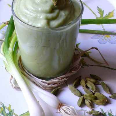 Emulsion d'avocat à la cardamome