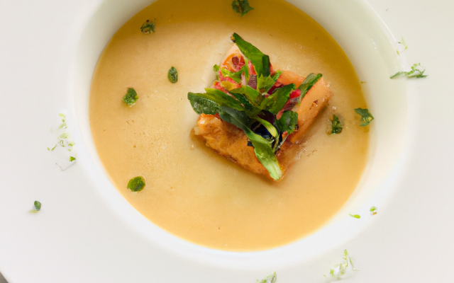 Soupe à la Fourme d'Ambert feuilletée