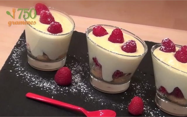 Frais et onctueux : le tiramisu aux framboises