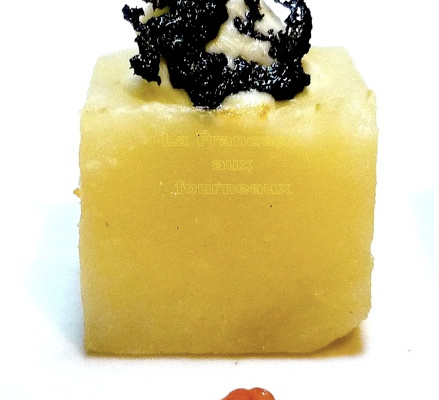 Pintxo 3D de parmentier et brandade de morue