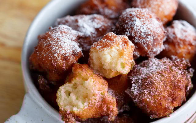 Pets de nonne à la fleur d'oranger