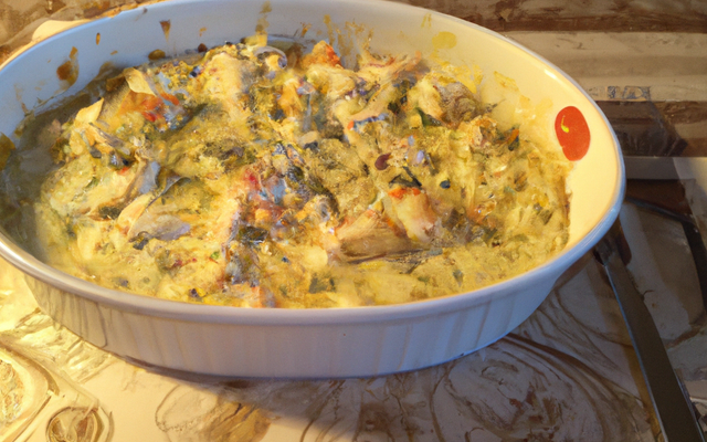 Cassolette de poulet à la crème de Chaume