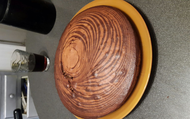 Gâteau tigré ou zebré