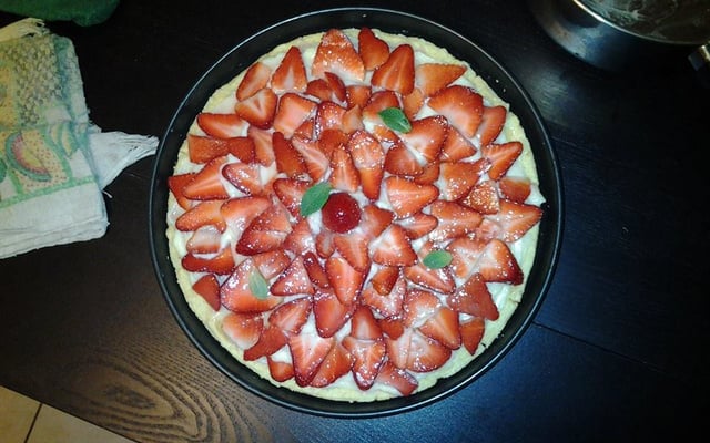 Tarte aux fraises savoureuse