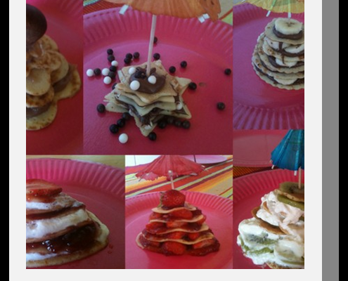 Miss Crêpes et fondue de chocolat pour le goûter