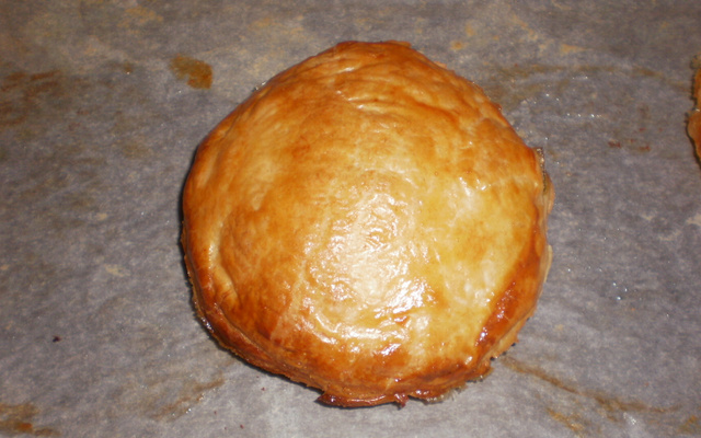 Feuilleté de poireaux et oignons
