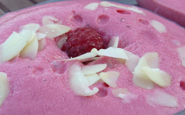 Mousse de framboises au siphon