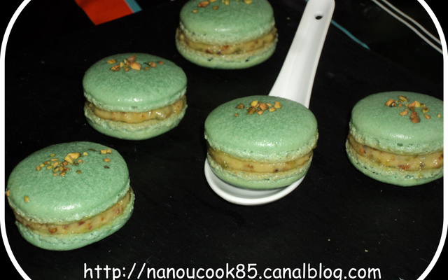 Macaron à la pistache