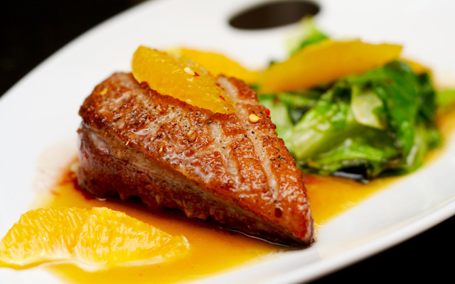 Magret de canard à l'orange et au Cointreau