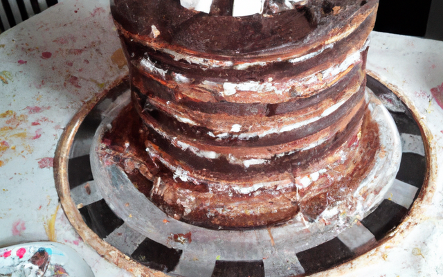 Gâteau d'anniversaire chocolat trois étages