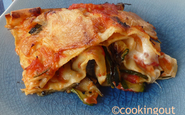 Lasagnes aux légumes du soleil parfumées à l'esprit de bœuf Ariaké