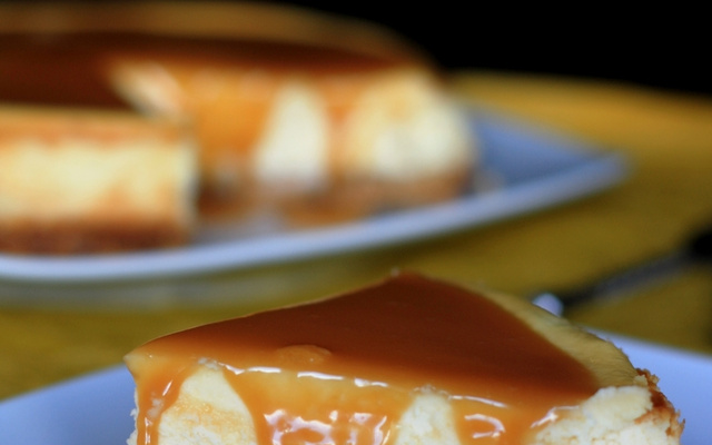 Cheesecake au caramel beurre salé