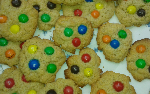 Cookies moelleux au m&ms