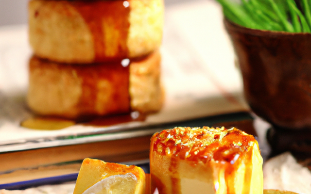 Croustillant de chèvre au Miel du Gatinais