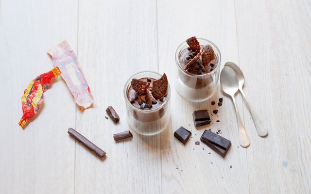 Verrines choco-caramel