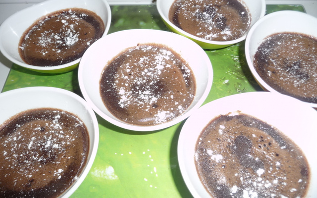 Moelleux au chocolat minute