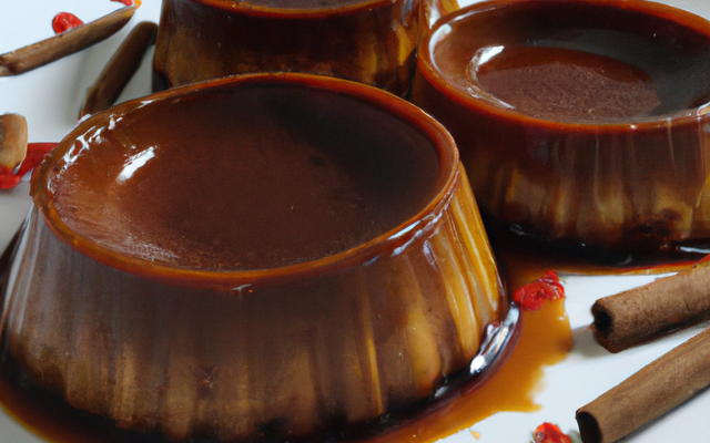 Flans chocolat-cannelle