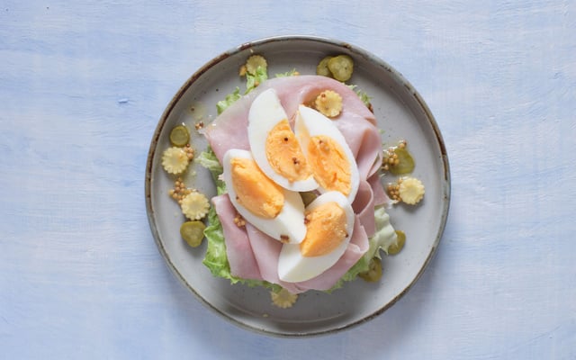 Tartine jambon et raifort