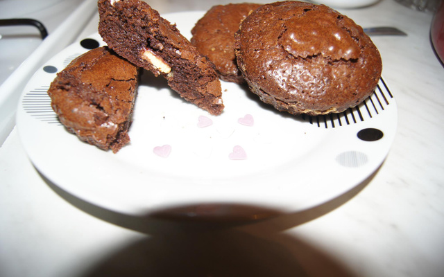 Cœurs fondants tout chocolat