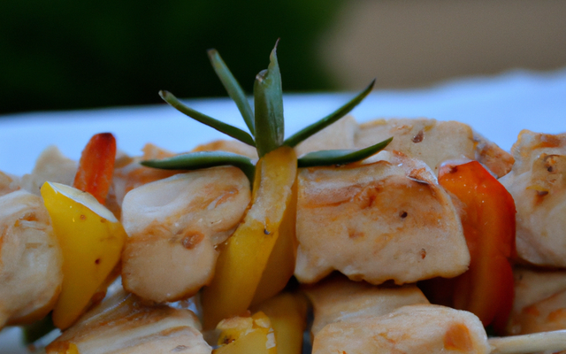 Brochettes de lotte au barbecue