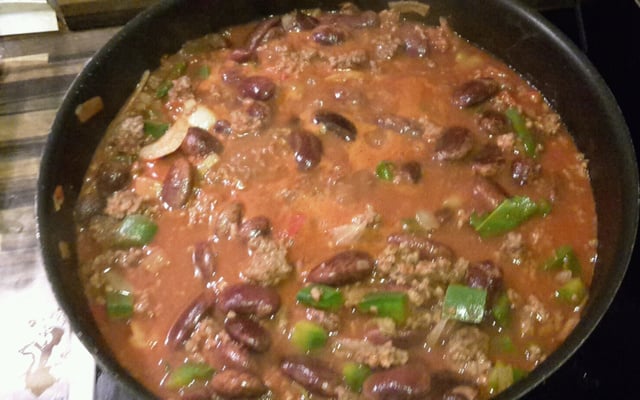 Chili con carne rapide et relevé