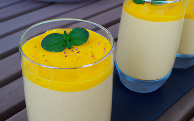 Mousse de citron à la mangue
