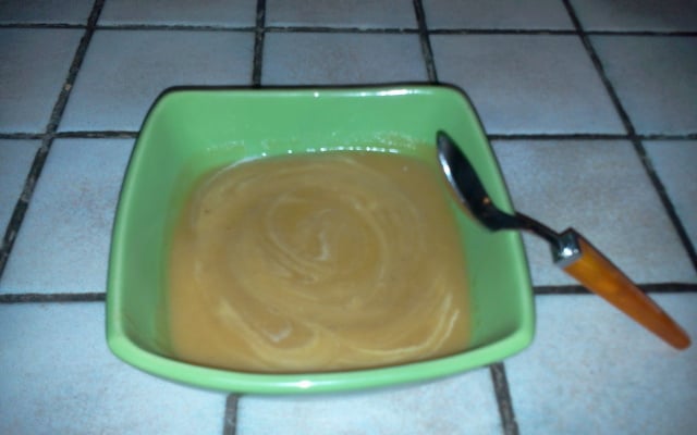 Soupe de potiron aux châtaignes et au parmesan