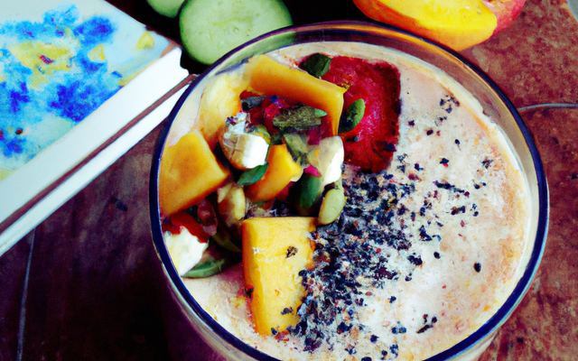 Smoothie du matin, tout va bien!