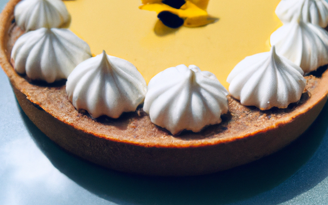Légère mousse mascarpone au parfum « tarte au citron » sur M & à au pavot