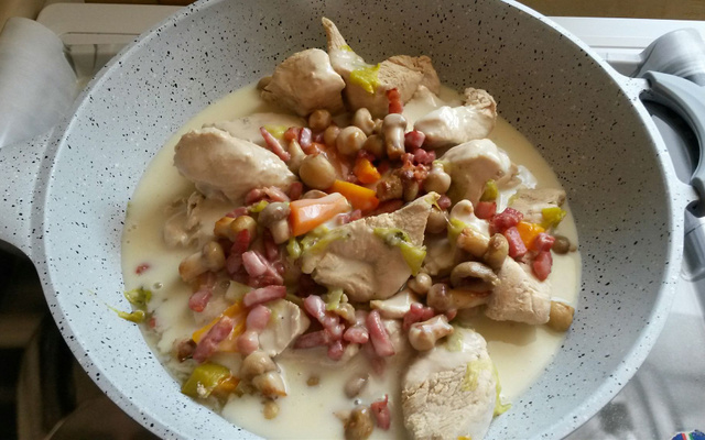 Blanquette de dinde à l'ancienne
