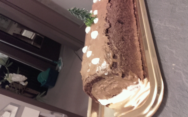 Bûche façon forêt noire