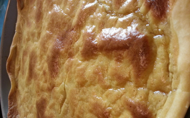 Tarte à la bière blonde