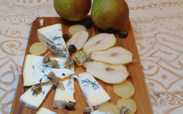 Marbré de roquefort et de poires