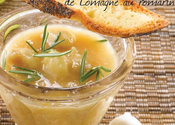 Confiture d'ail blanc de Lomagne au romarin