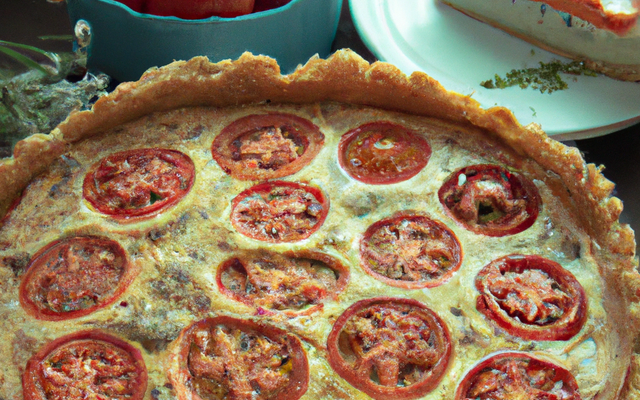Quiche à la tomate à la provençale