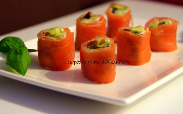 Makis au saumon revisités