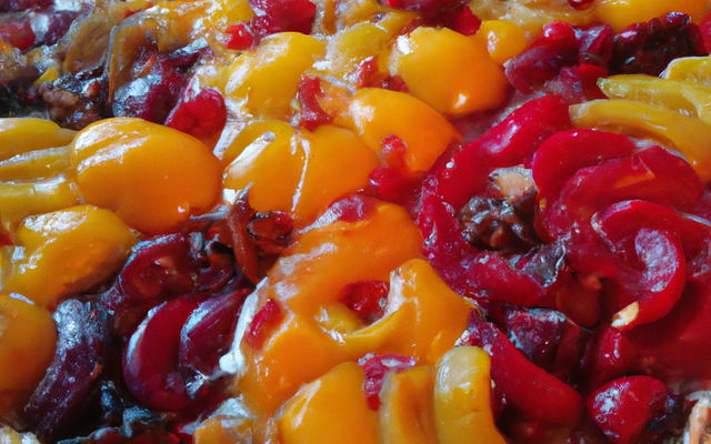 Pintade fermière aux 3 fruits