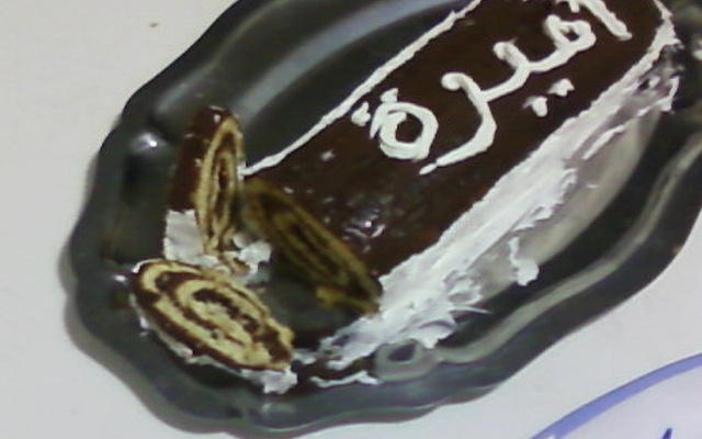 Génoise roulé à la confiture