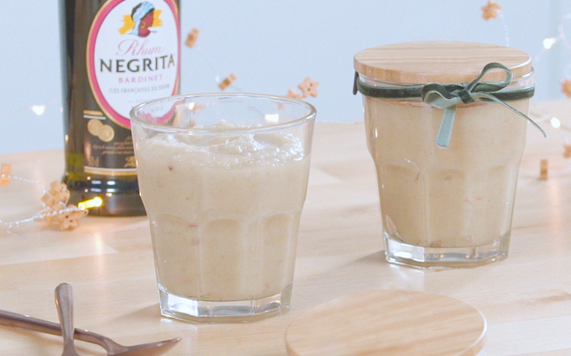 Crème de marrons maison au rhum