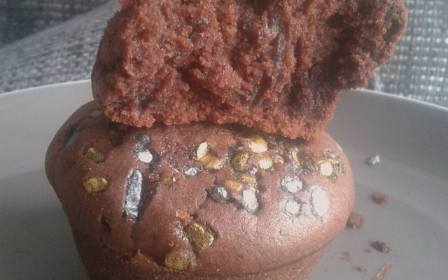 Muffins au chocolat à la vanille liquide