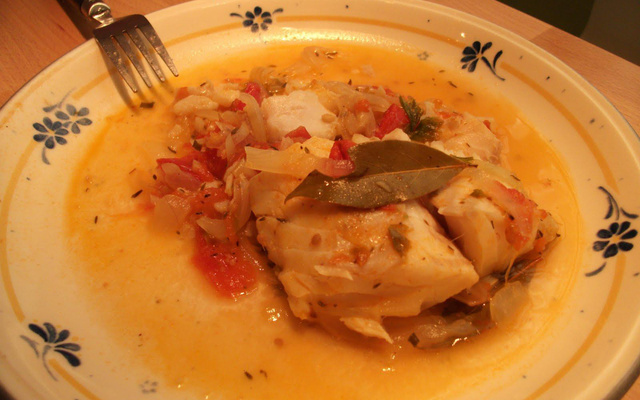 Dos de cabillaud en cocotte