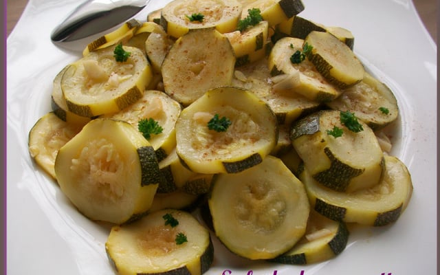 Salade de courgettes inratable