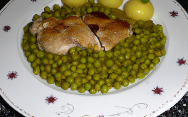 Dinde aux petits pois